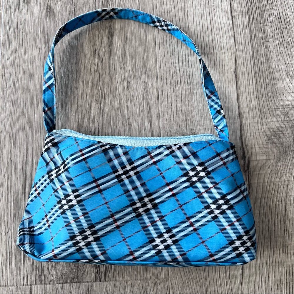 Blue Plaid Women's Bag